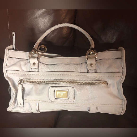 White Guess Satchel - Picture 1 of 11